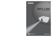 Yamaha DPX-1200 - Owners Manual